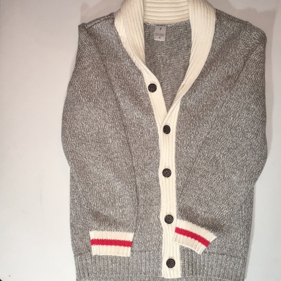 Carters cotton button down boy sweater - Picture 4 of 8